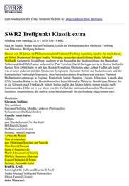 SWR2 Radio Germany 06/21/2014